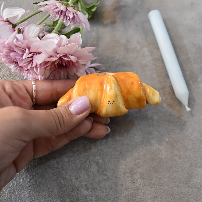 جاشمعی سرامیکی مدل کروسان