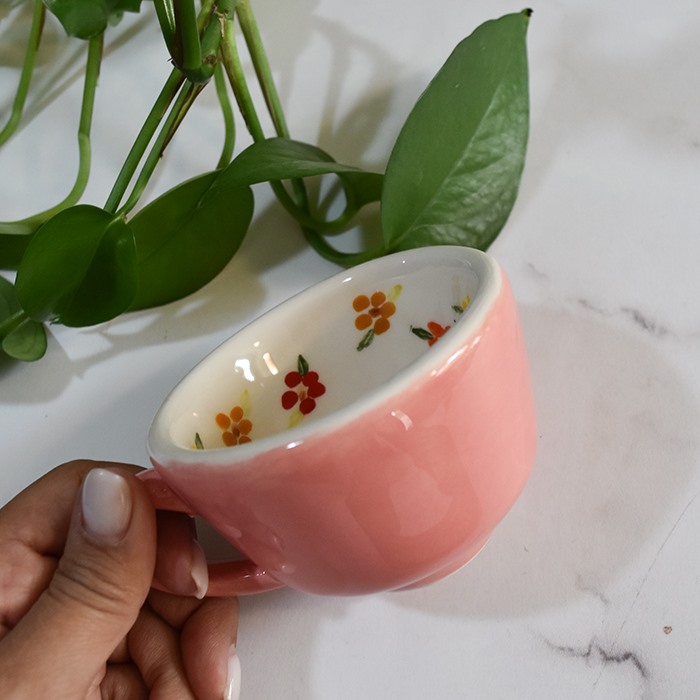 فنجان سرامیکی مدل گل