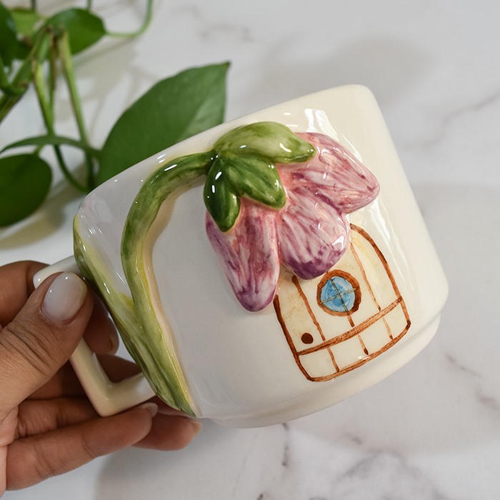 ماگ سرامیکی مدل گل