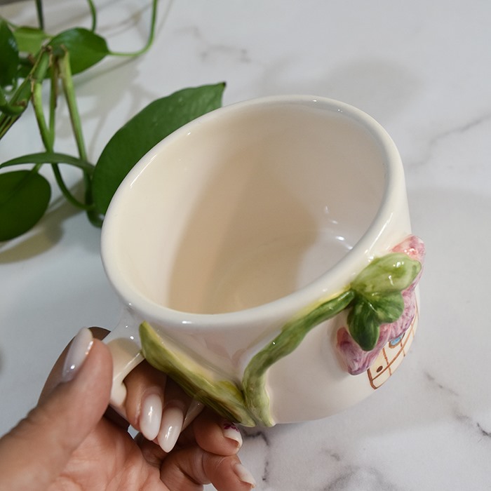ماگ سرامیکی مدل گل
