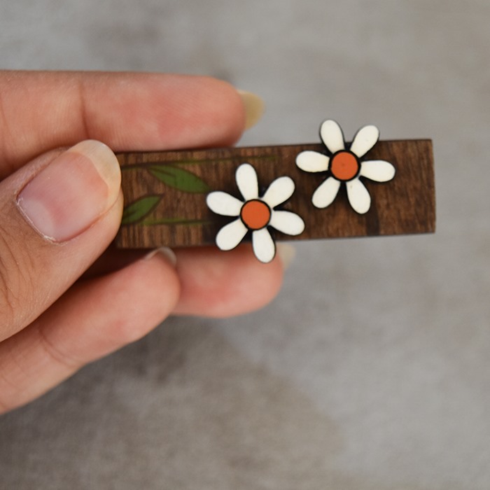 گیره مو مدل بابونه