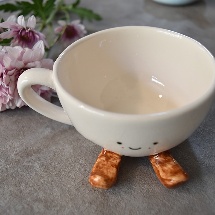 فنجان چای خوری سرامیکی مدل فانتزی