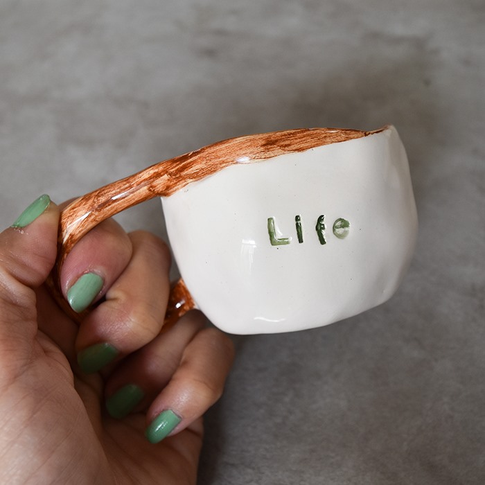 فنجان سرامیکی مدل لایف