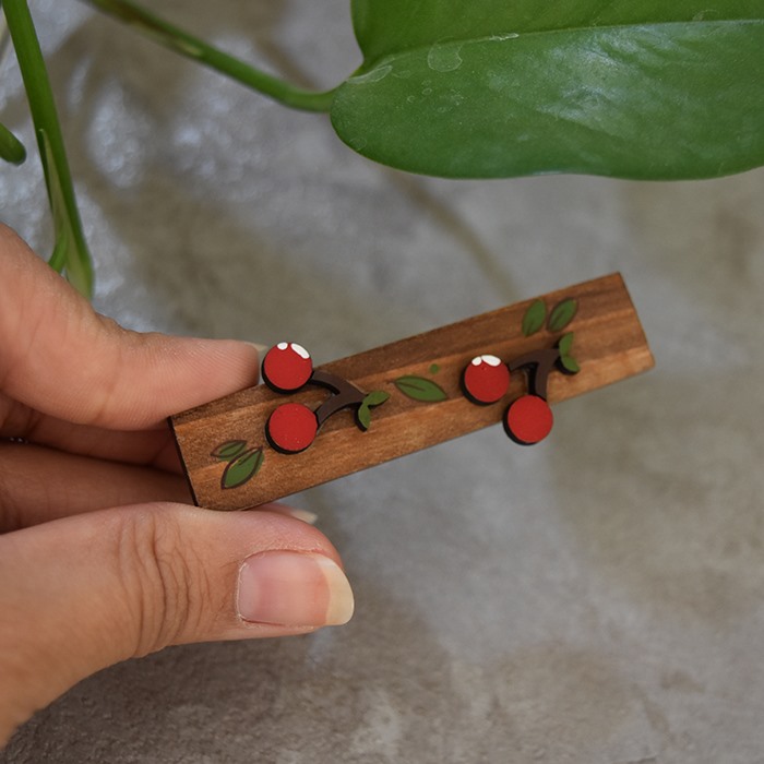 گیره مو مدل آلبالو