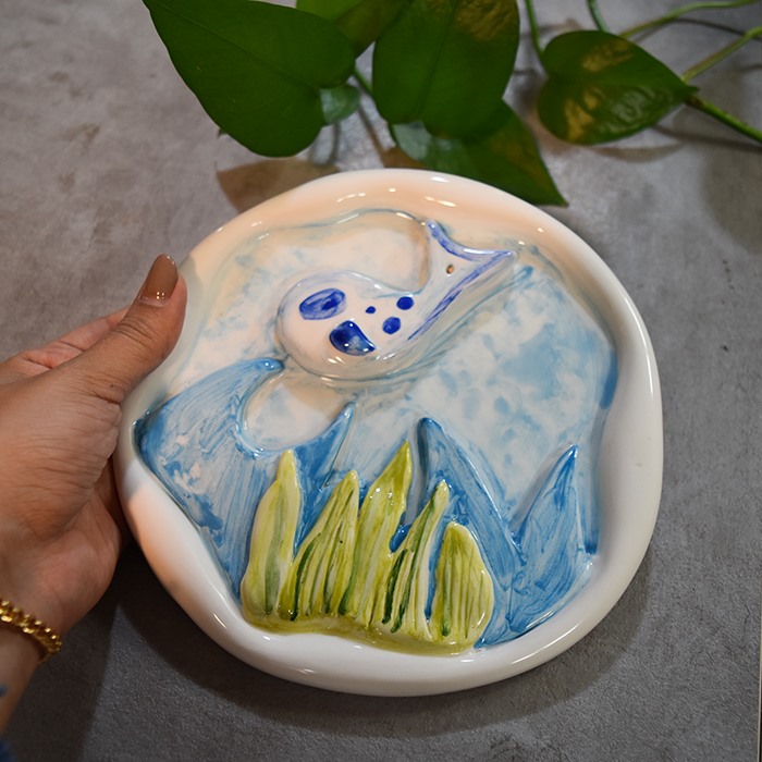 جاعودی و جاشمعی سرامیکی مدل دریا