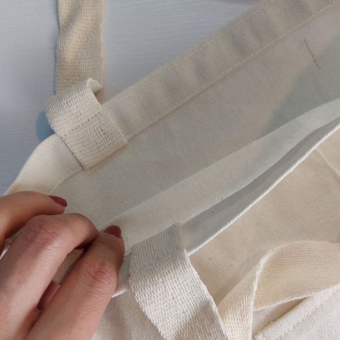 ساک خرید مدل جیب دار طرح برگ