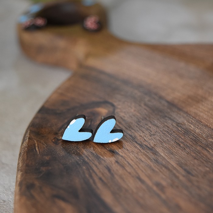 گوشواره میخی مدل قلب