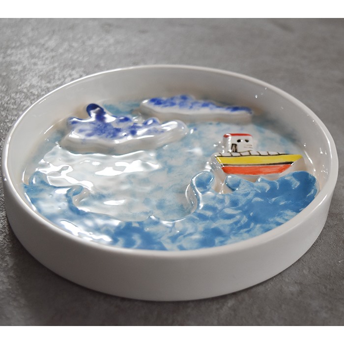 جاشمعی سرامیکی مدل دریا