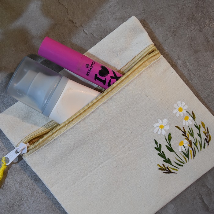 کیف لوازم آرایش مدل flower