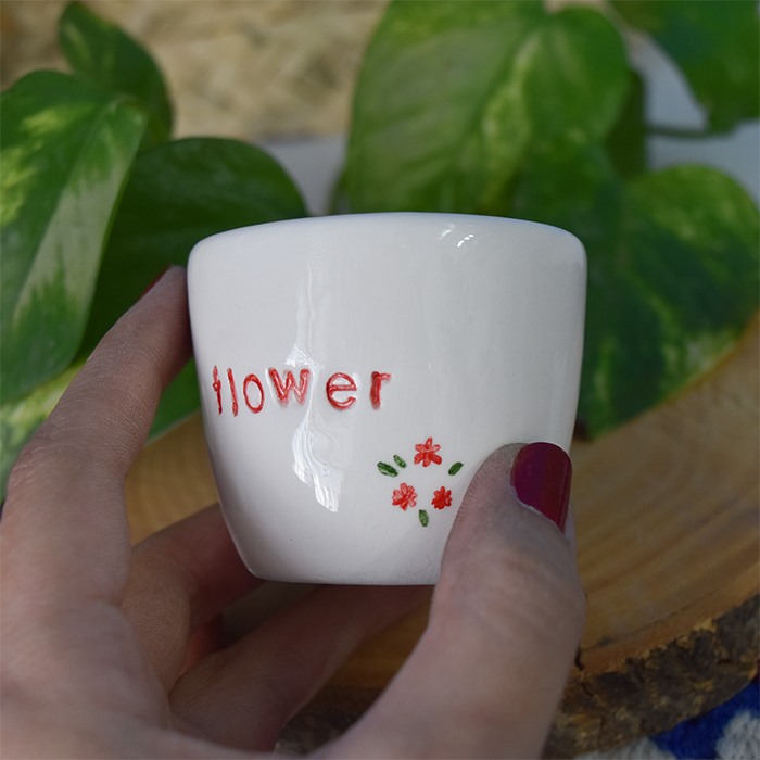 قهوه خوری flower بدون دسته