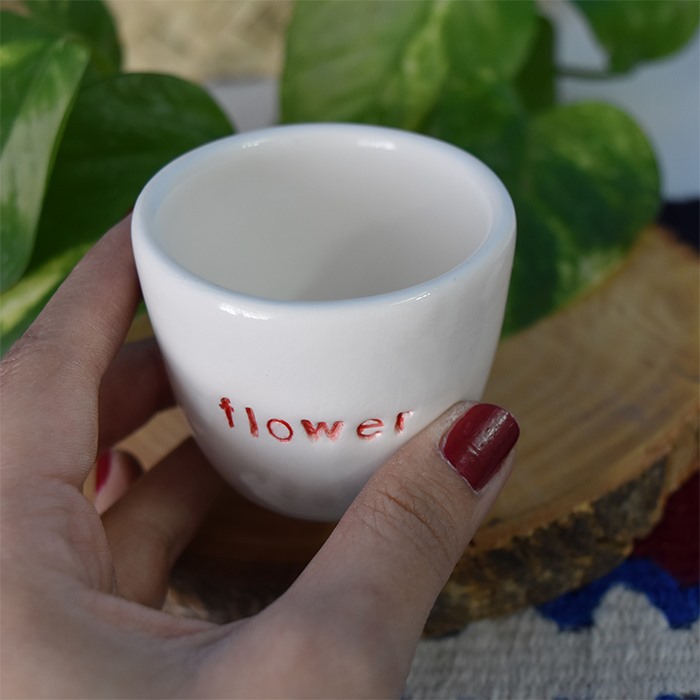 قهوه خوری flower بدون دسته
