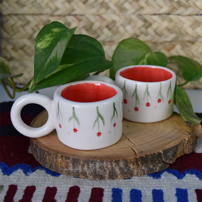 فنجان سرامیکی مدل گلستان
