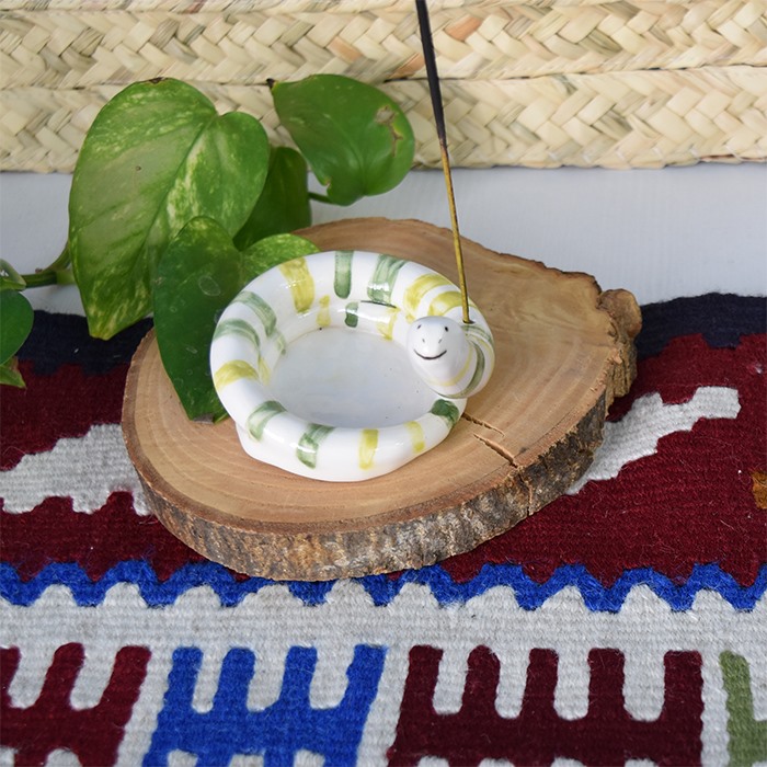 جاعودی سرامیکی مار سبز