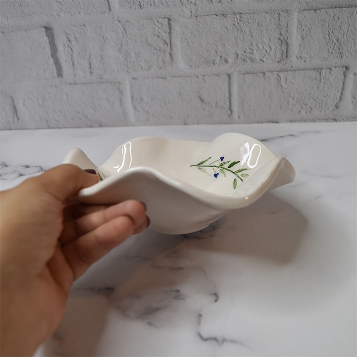 شکلات خوری سرامیکی مدل گل