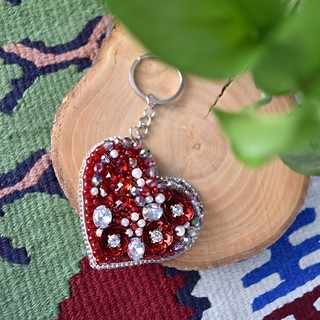 جاکلیدی جواهردوزی طرح قلب