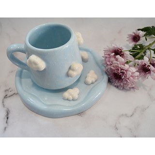 ماگ و زیرماگی طرح ابر