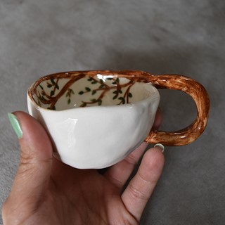 فنجان سرامیکی مدل درخت