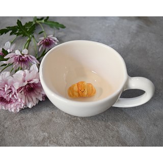 فنجان سرامیکی چای خوری مدل کروسان