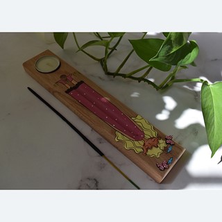 جاشمعی و جاعودی چوبی مدل پروانه