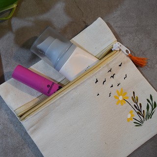 کیف لوازم آرایش مدل گل