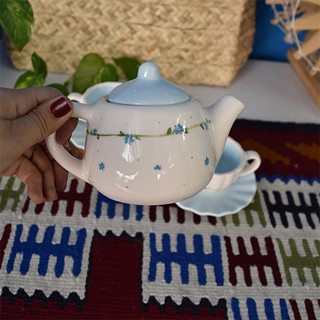 سرویس دو نفره چای خوری قوری و فنجان