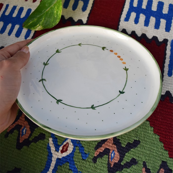 بشقاب سرامیکی مدل طبیعت
