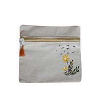 کیف لوازم آرایش مدل گل